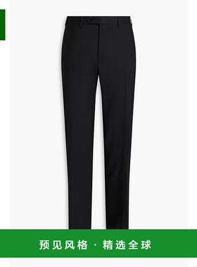 1h可退 香港直邮Canali 康钠丽 男士 羊毛提花长裤 71019AA000911