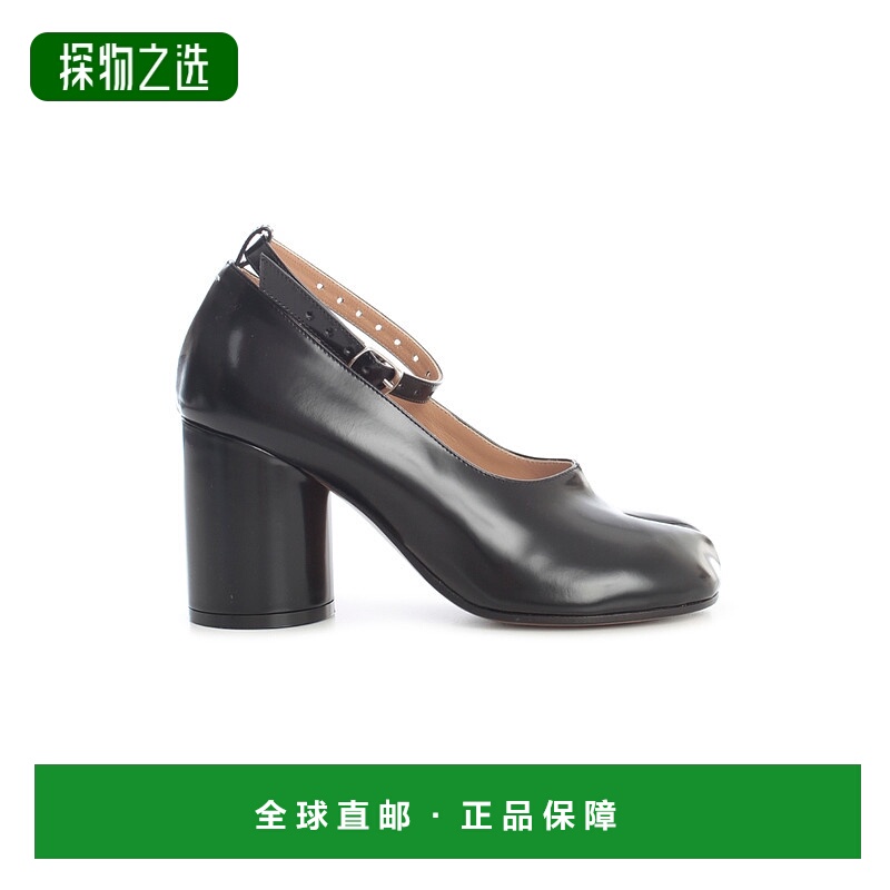 香港直邮Maison Margiela 黑色Tabi分趾高跟鞋 S34WL0021PS679