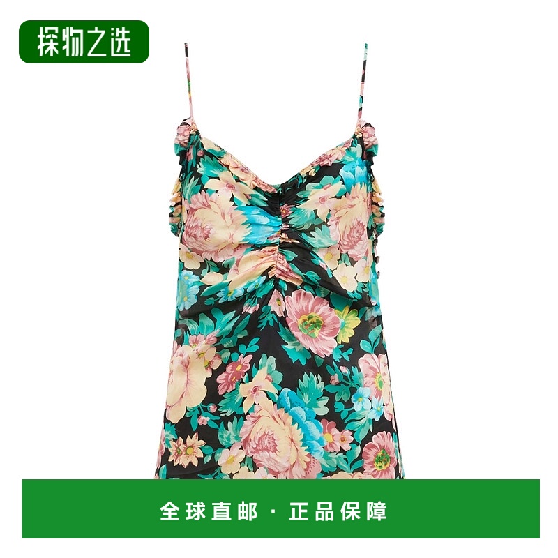 香港直邮Chloe 褶皱丝绸吊带 CH25UHT18464