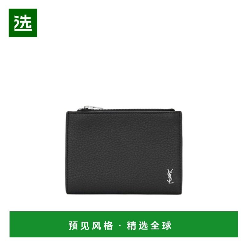 1h可退 香港直邮Saint Laurent TINY CASSANDRE双折钱包 863350AA