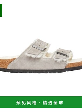 欧洲直邮birkenstock Arizona Fell 皮革凉鞋一脚蹬厚底
