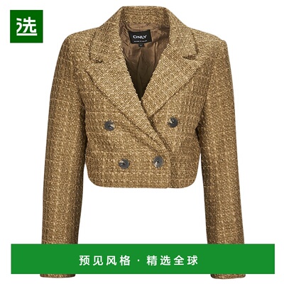 欧洲直邮Only 女士 ONLNEWKENNEDY BOUCLE BLAZER OTW 外套 棕色
