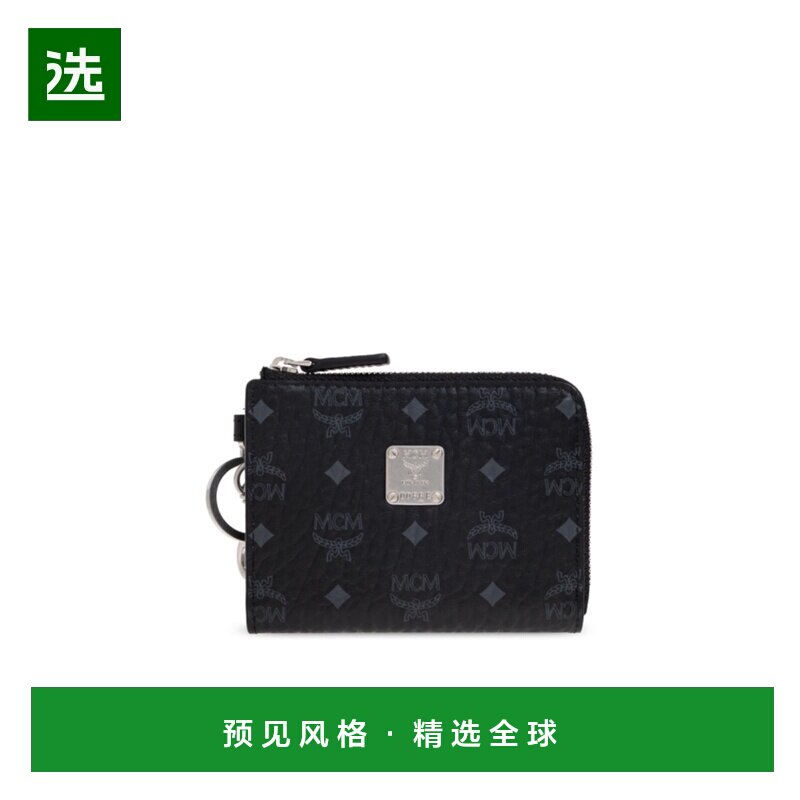 香港直邮MCM 女士手提包 MYAGSTA01BK SS2026 黑色 Logo钱包