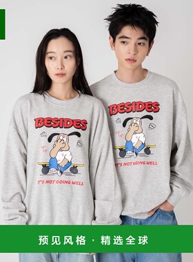 1h可退 日本直邮WEGO 2024秋冬新款男女同款图案卫衣 WE24AW08M00