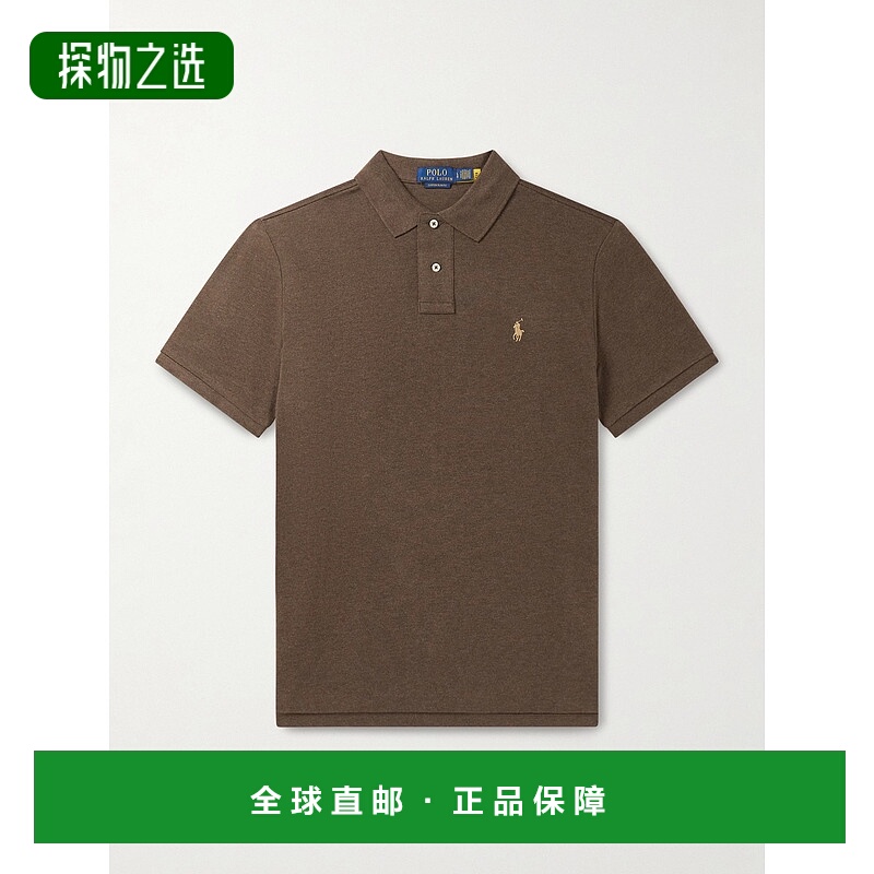 香港直邮Polo Ralph Lauren Polo 拉夫·劳伦 男士 Logo刺绣棉质P