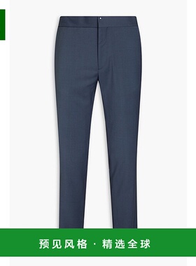 1h可退 香港直邮Sandro 男士 羊毛混纺长裤 SHPPA01031GRISBLEUTE