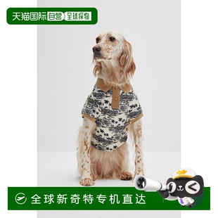 欧洲直邮HUGO BOSS雨果BOSS BLACK 狗狗棕榈印花棉质Polo衫