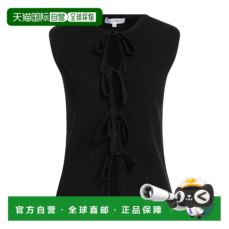 1h可退 香港直邮J.W. Anderson 女士 针织开衫 black黑色 舒适时