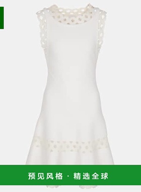 香港直邮Alaïa 女士 Vienne 羊毛混纺迷你连衣裙