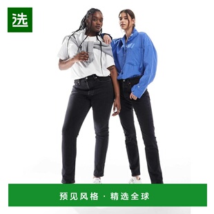 1h可退 香港直邮Levi'S 李维斯 女士 501 紧身水洗黑色牛仔裤