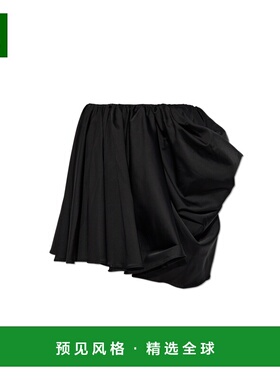 1h可退 香港直邮GANNI 女士半身裙 W10547119099 AW2025 黑色 Dra