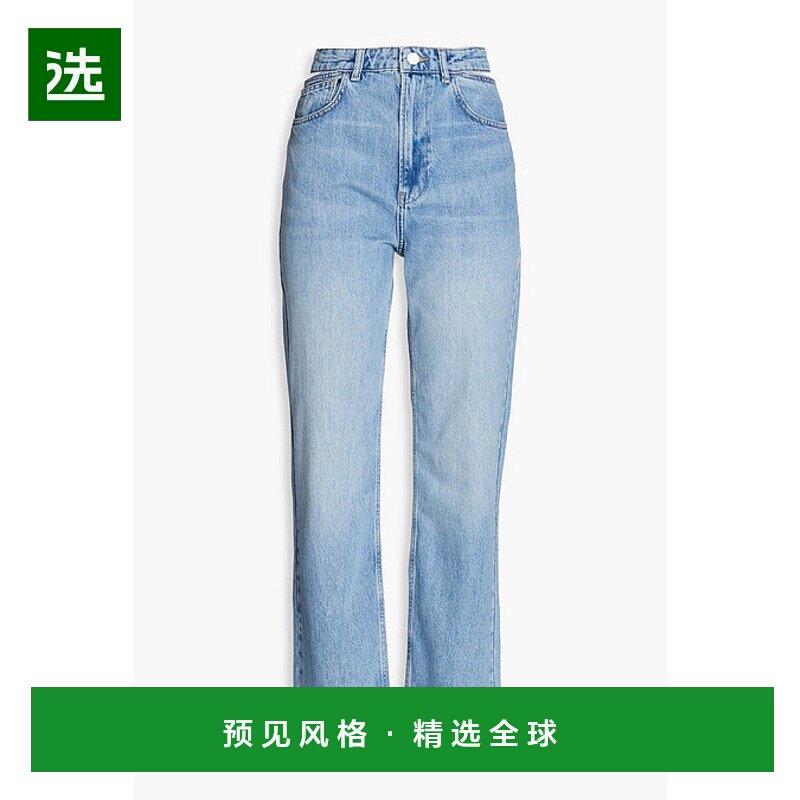 1h可退 香港直邮Frame Denim 女士 Le 剪口高腰直筒牛仔裤 HNTSTC,女装/女士精品,牛仔裤,淘宝优惠券,粉丝福利购,淘宝优惠卷