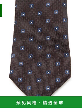 1h可退 香港直邮zegna 杰尼亚 男士 提花幾何花卉領帶 Z2C33TA21P