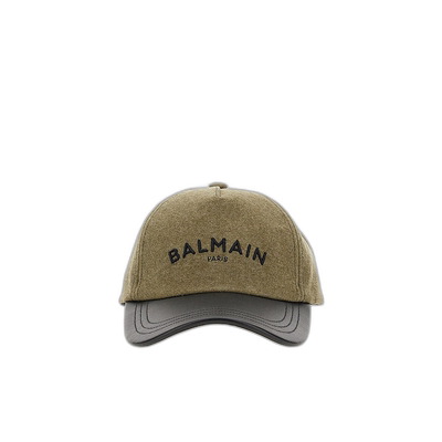 香港直邮Balmain 撞色徽标帽子 CH1XA015MB38U 高级感 潮牌正品