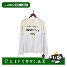 欧洲直邮Acne Studios艾克妮1996系列字母Logo印花T恤明星同款