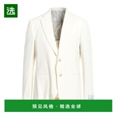 美国直邮 单排扣华达呢西装 CARUSO 1h可退 男装 西服 外套