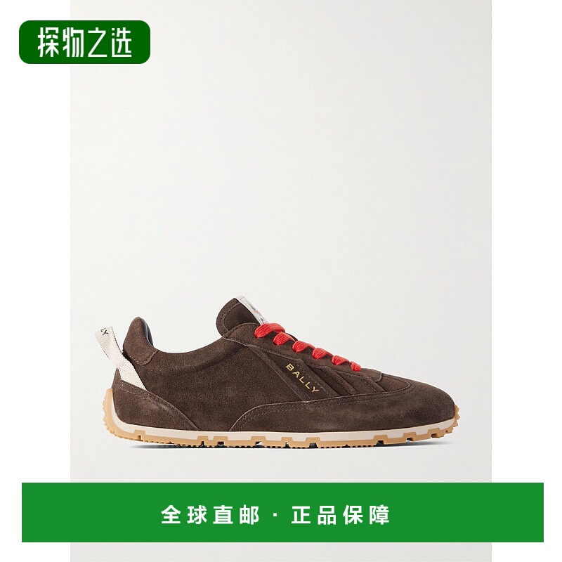 香港直邮Bally 巴利 女士 Quest 罗缎边绒面革运动鞋 WK00CKSU005