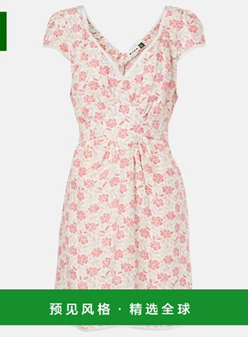 1h可退 香港直邮RIXO 女士 Alexandra 花朵迷你连衣裙 colorful花