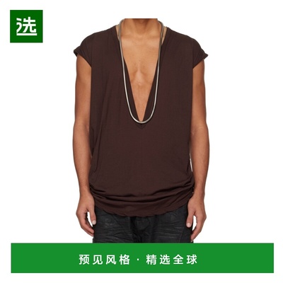 香港直邮RICK OWENS DRKSHDW 男士背心 DU02E7157BH43 AW2025