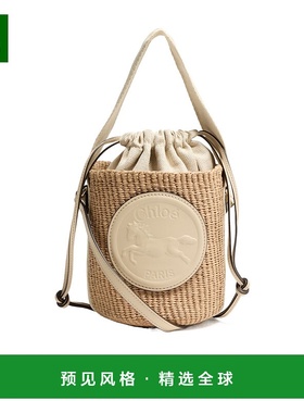 香港直邮Chloe Horse Medal 单肩包 CHLD3TEQ水桶包