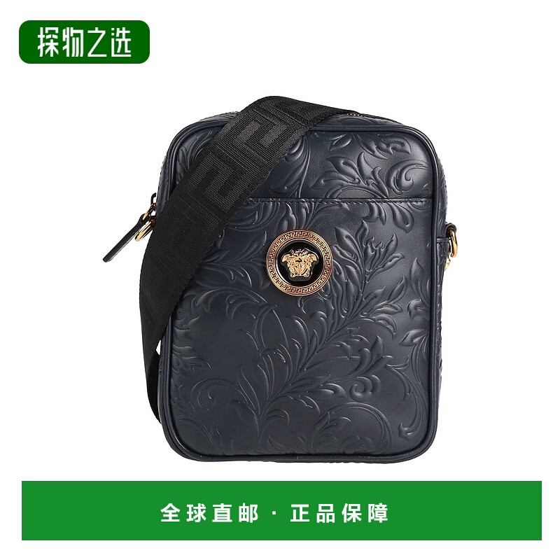 1h可退 香港直邮Versace 范思哲 男士 Bags 斜挎包 blue蓝色 舒适