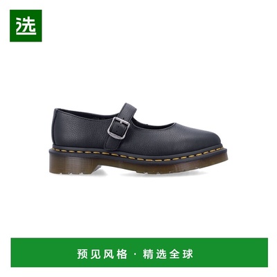 1h可退 香港直邮Dr. Martens 马丁大夫 女士 Elphie 黑色皮质玛丽