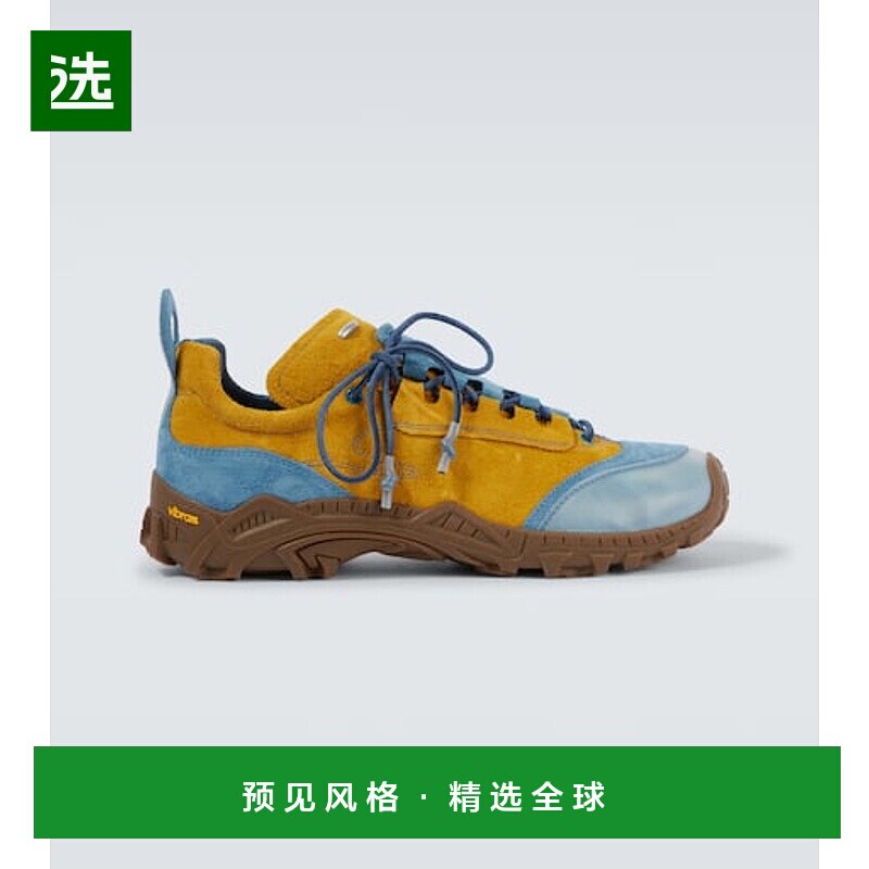 1h可退 香港直邮Our Legacy 男士 Gabe 绒面革运动鞋 blue蓝色 舒