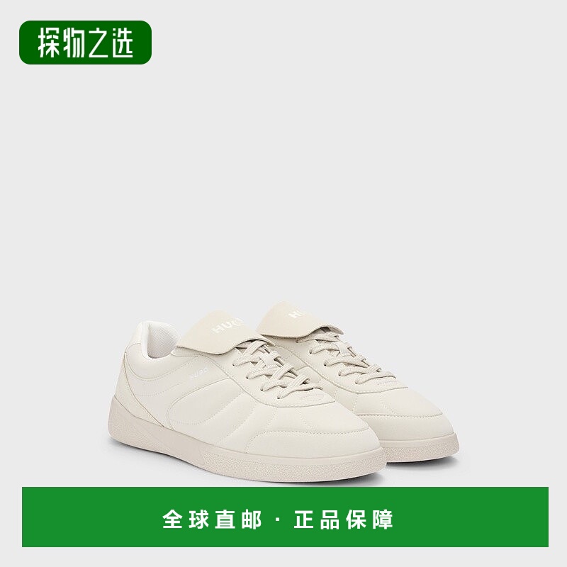 欧洲直邮HUGO BOSS雨果HUGO RED仿牛巴革翻盖鞋舌运动鞋男鞋