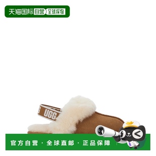徽标拖鞋 女童 童装 1130395 舒适 1h可退 brown棕色 香港直邮Ugg