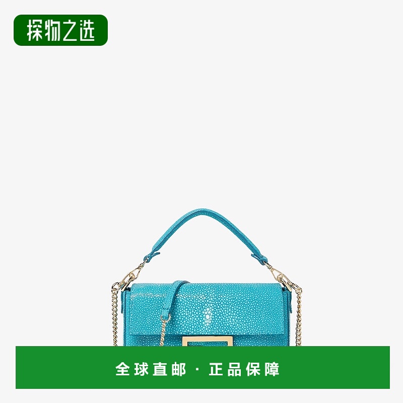 1h可退 欧洲直邮FENDI（2025 年产品）Baguette® 迷你包，绿松石
