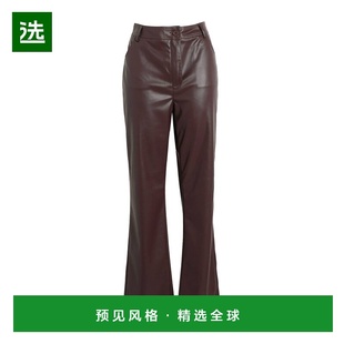 1h可退 香港直邮Topshop 女士 休闲长裤 brown棕色 舒适时尚