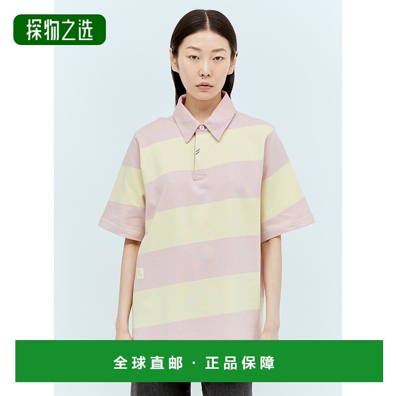 1h可退 香港直邮Burberry 巴宝莉 女士 条纹 EKD Polo 衫 8083208