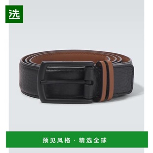 1h可退 香港直邮Zegna 杰尼亚 男士 皮带腰带 black黑色 舒适时尚