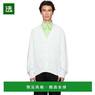 1h可退 香港直邮Recto 男士 蓝色 Relaxed-Fit 开衫 RCMK22SKN007