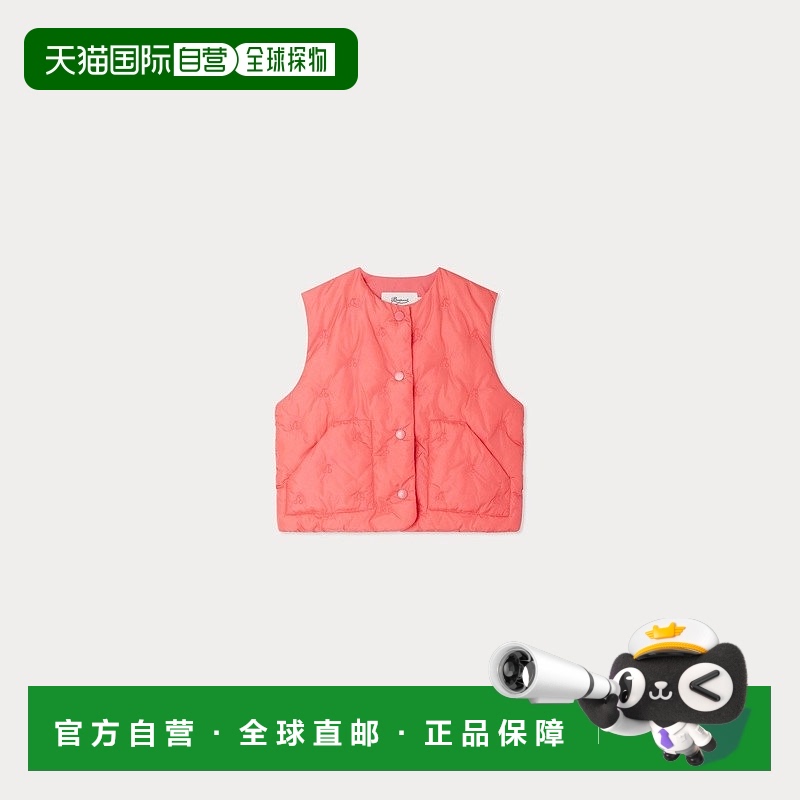 自营欧洲直邮Bonpoint小樱桃 Enaelle刺绣无袖羽绒服