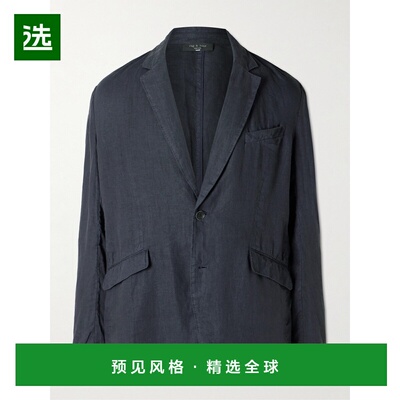 1h可退 香港直邮rag bone 瑞格布恩 男士 Butler 亚麻西装外套 MB