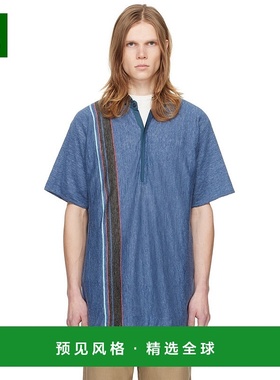 1h可退 香港直邮The Row 男士 蓝色 Eddie Polo 衫 531Y713男装