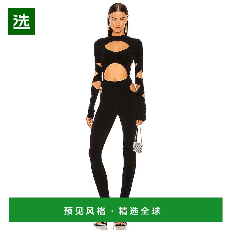 1h可退 香港直邮NORMA KAMALI 诺玛·卡玛丽 女士 Aztec 长袖连衣