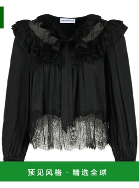 香港直邮SELF-PORTRAIT 女士外套 RS26192TB SS2026 黑色 粘胶蕾