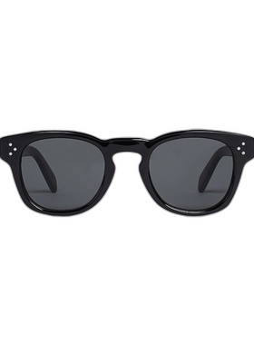 欧洲直邮CELINE/赛琳 23年新款 42系列 男士烟灰色镜片黑色醋酸酯