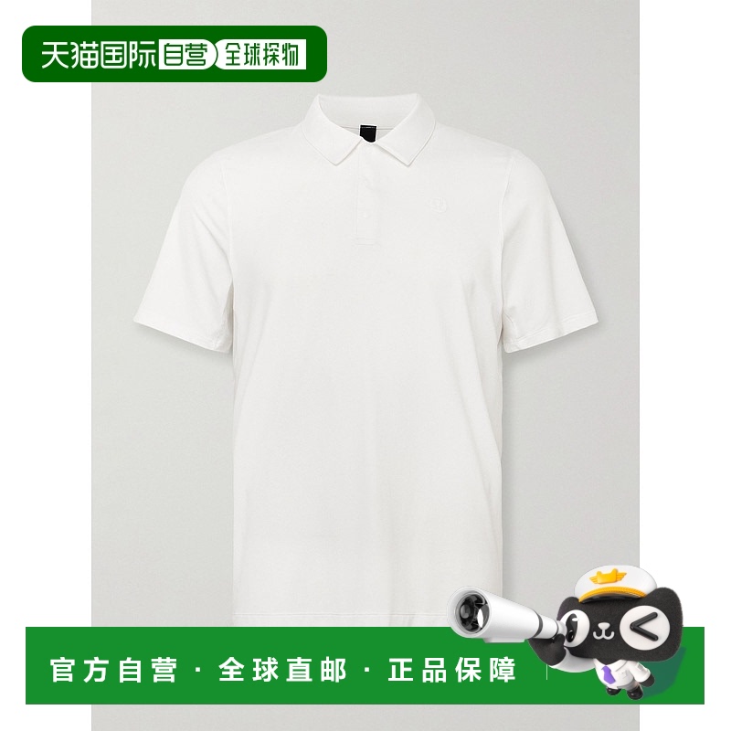 1h可退 香港直邮Lululemon 男士 Logo-Appliquéd Recycled-Piqu