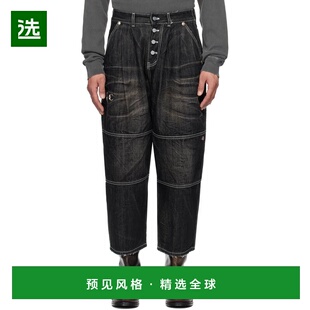 1h可退 香港直邮THUG CLUB 男士 黑色 Dickies 联名 Double Knee