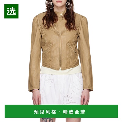 香港直邮Isabel Marant Alexandra 皮夹克 VE0319FAB2B01I