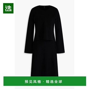 1h可退 香港直邮THEORY 希尔瑞 女士 层叠感弹性针织连衣裙 N1216