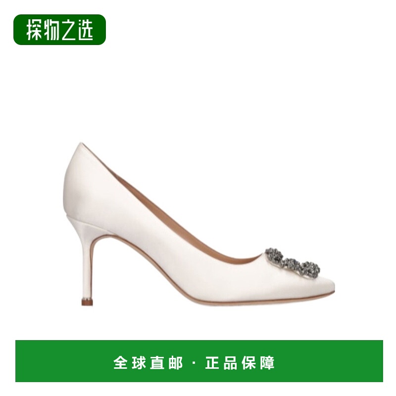 香港直邮Manolo Blahnik Hangisi绸缎高跟鞋 73I-0C4007