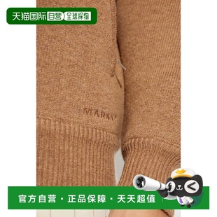 香港直邮Isabel MA0314FAB3L08I拉链羊毛 Marant 连帽针织衫
