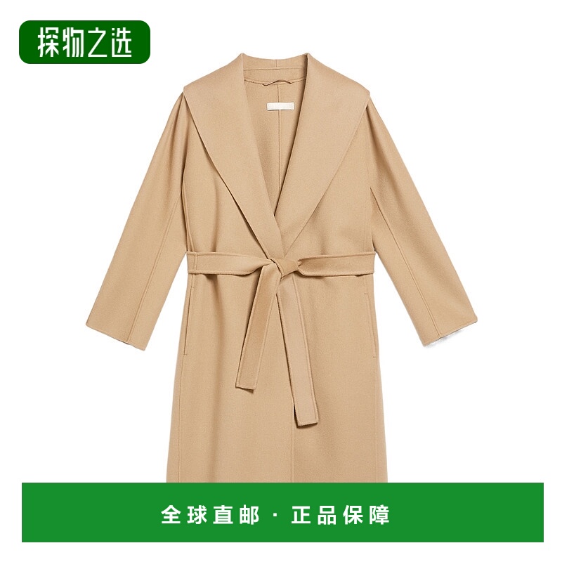 香港直邮Max Mara 长袖羊毛大衣 9016124106