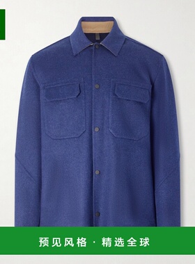 1h可退 香港直邮Sease 男士 羊毛混纺衬衫式夹克 JJ075TN585