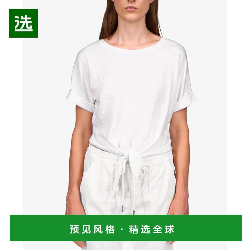 【美国直邮】Sanctuary|全天候系带下摆袖口 T 恤短袖高档舒适