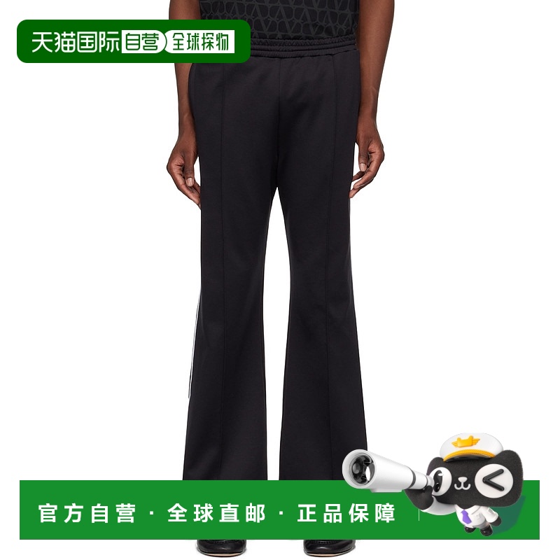 1h可退 香港直邮Valentino 华伦天奴 男士 黑色抽绳运动裤 5V3MD0